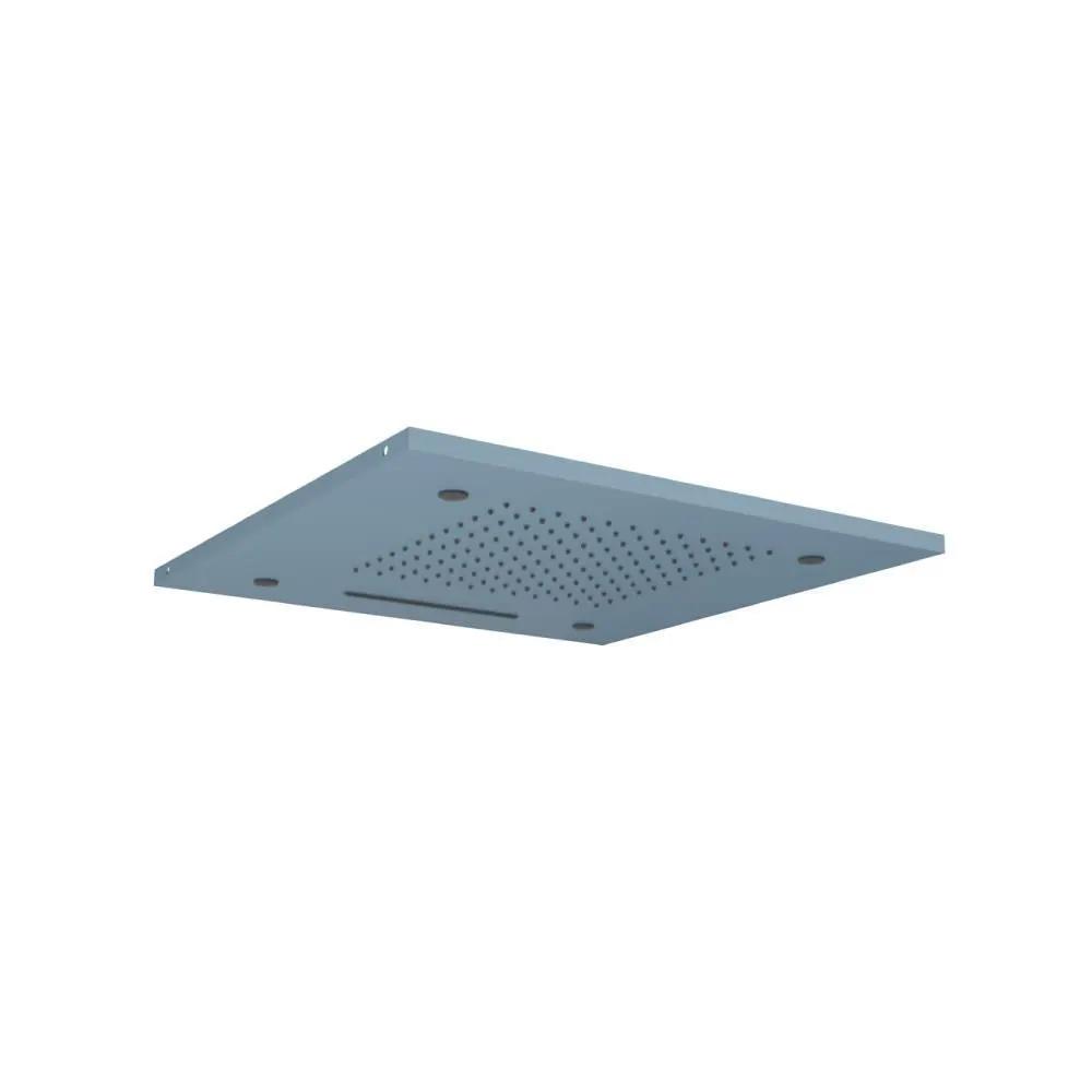 Flusso Cascade 20" Stainless Steel Flush Mount Rainhead with Cascade Waterfall and Mist Flow by Flusso