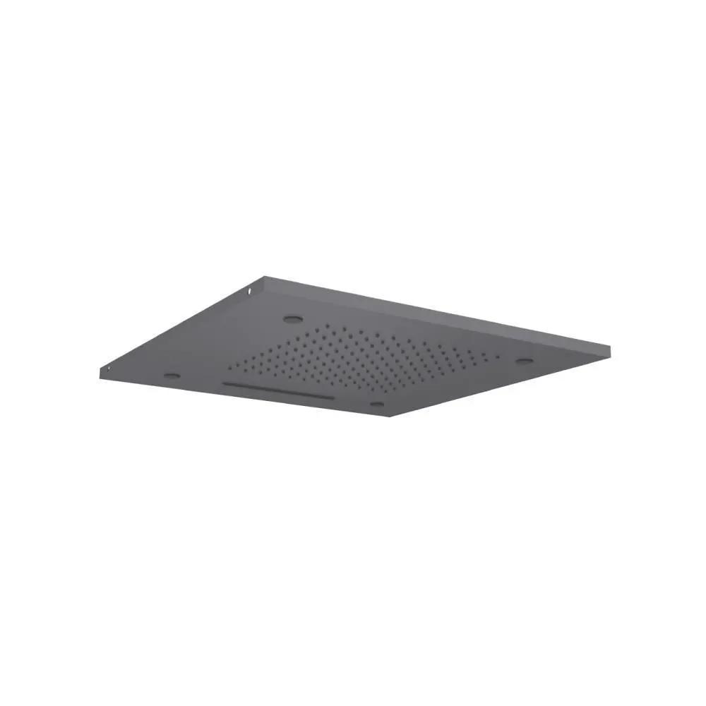 Flusso Cascade 20" Stainless Steel Flush Mount Rainhead with Cascade Waterfall and Mist Flow by Flusso