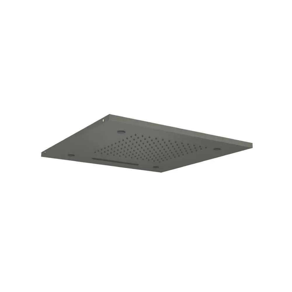 Flusso Cascade 20" Stainless Steel Flush Mount Rainhead with Cascade Waterfall and Mist Flow by Flusso