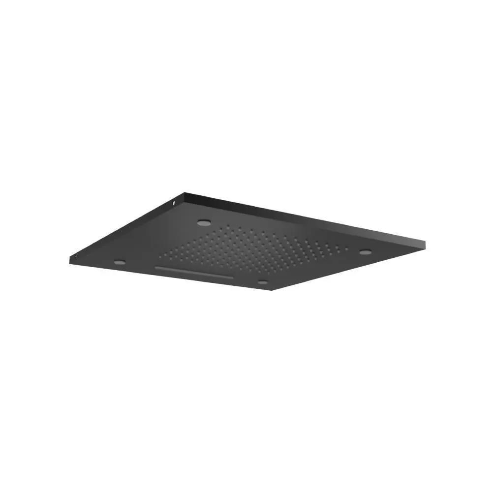 Flusso Cascade 20" Stainless Steel Flush Mount Rainhead with Cascade Waterfall and Mist Flow by Flusso