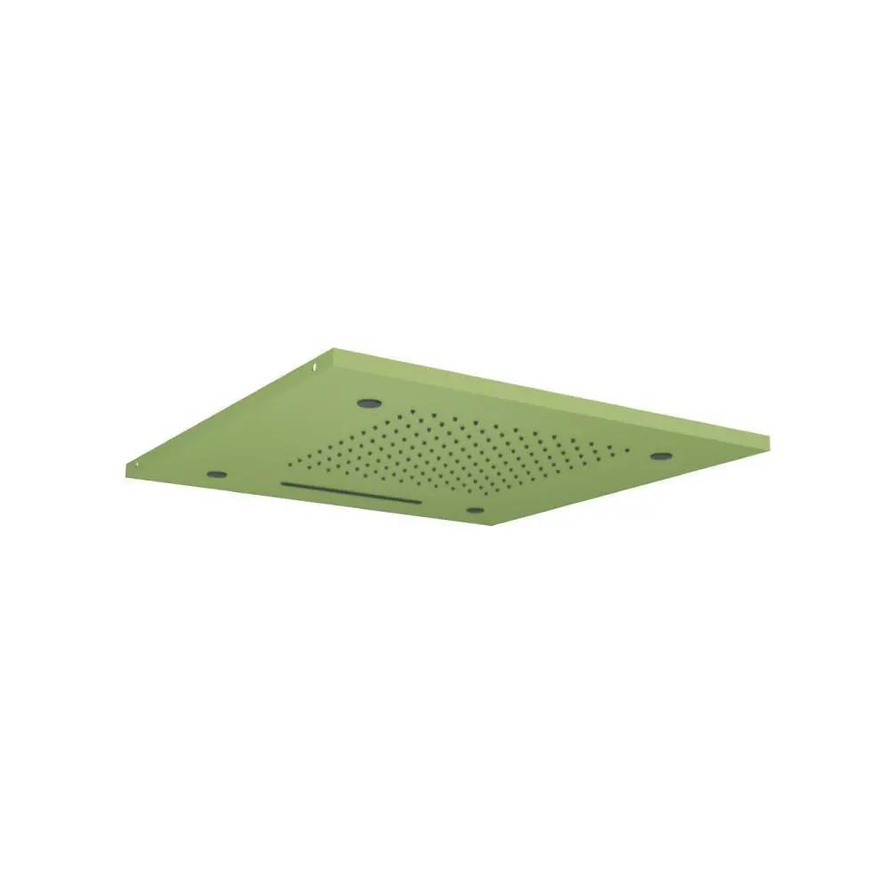 Flusso Cascade 20" Stainless Steel Flush Mount Rainhead with Cascade Waterfall and Mist Flow by Flusso