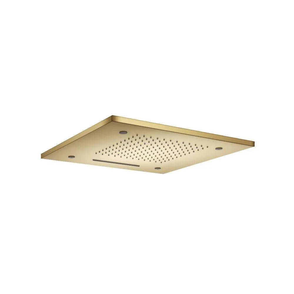 Flusso Cascade 20" Stainless Steel Flush Mount Rainhead with Cascade Waterfall and Mist Flow by Flusso