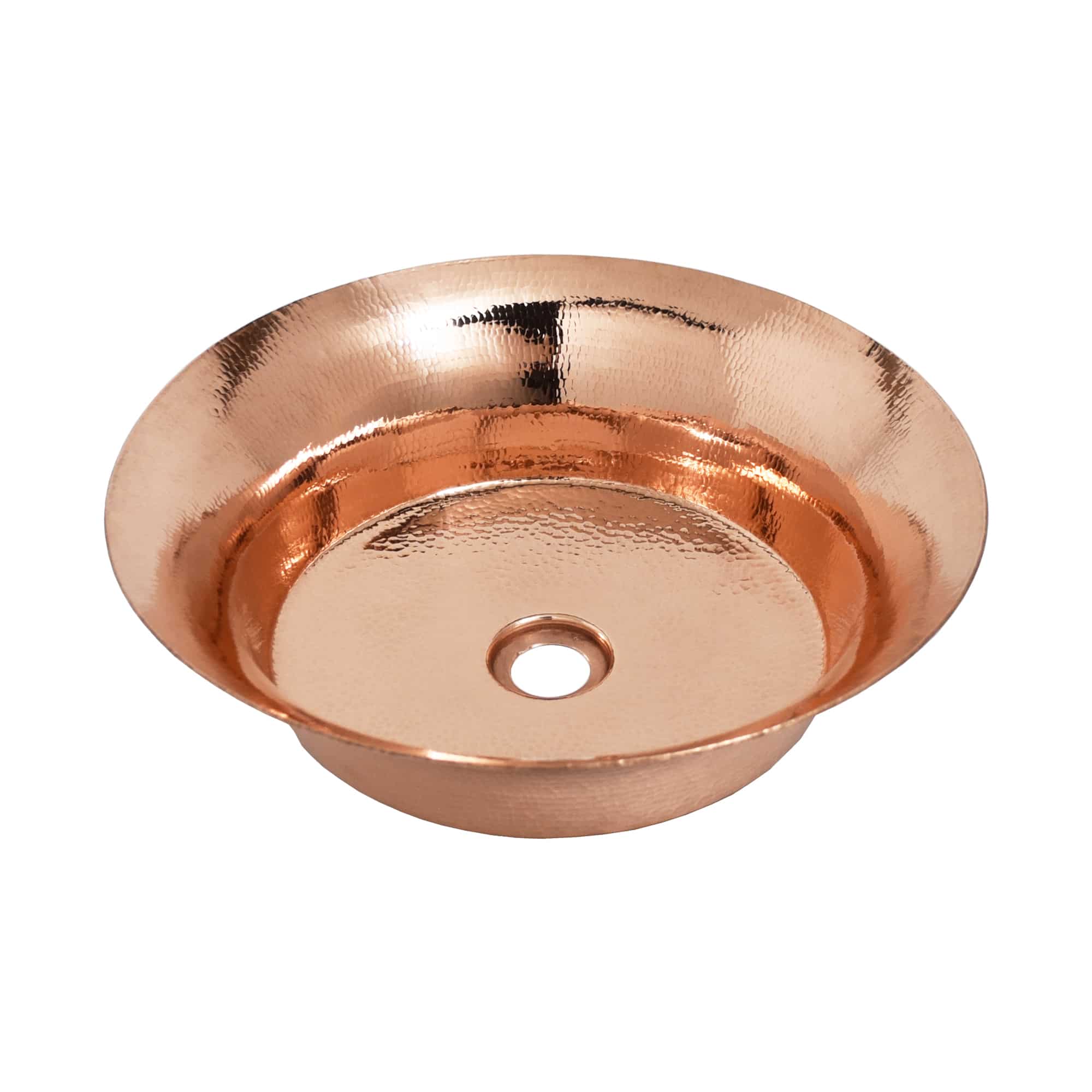 Native Trails Maestro Bajo 16.25" Hand Hammered Copper Vessel Bathroom Sink
