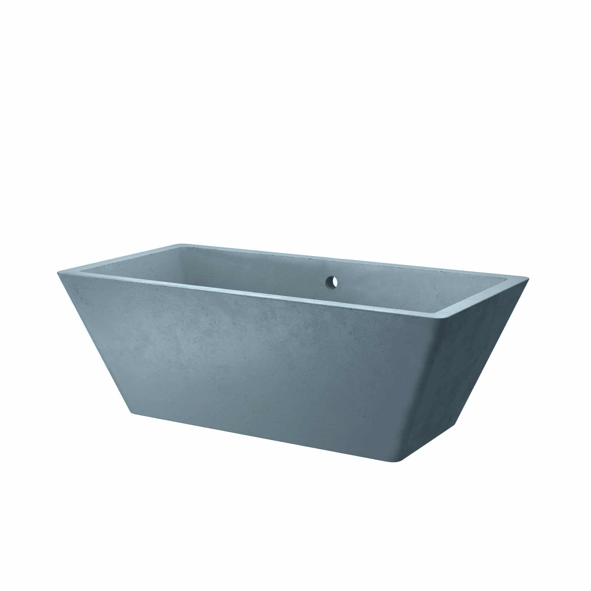 Native Trails Mendocino 66" NativeStone Freestanding Soaking Bathtub