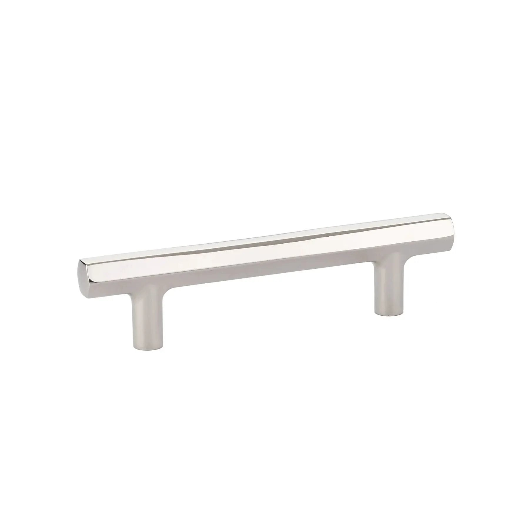 polished nickel cabinet pull