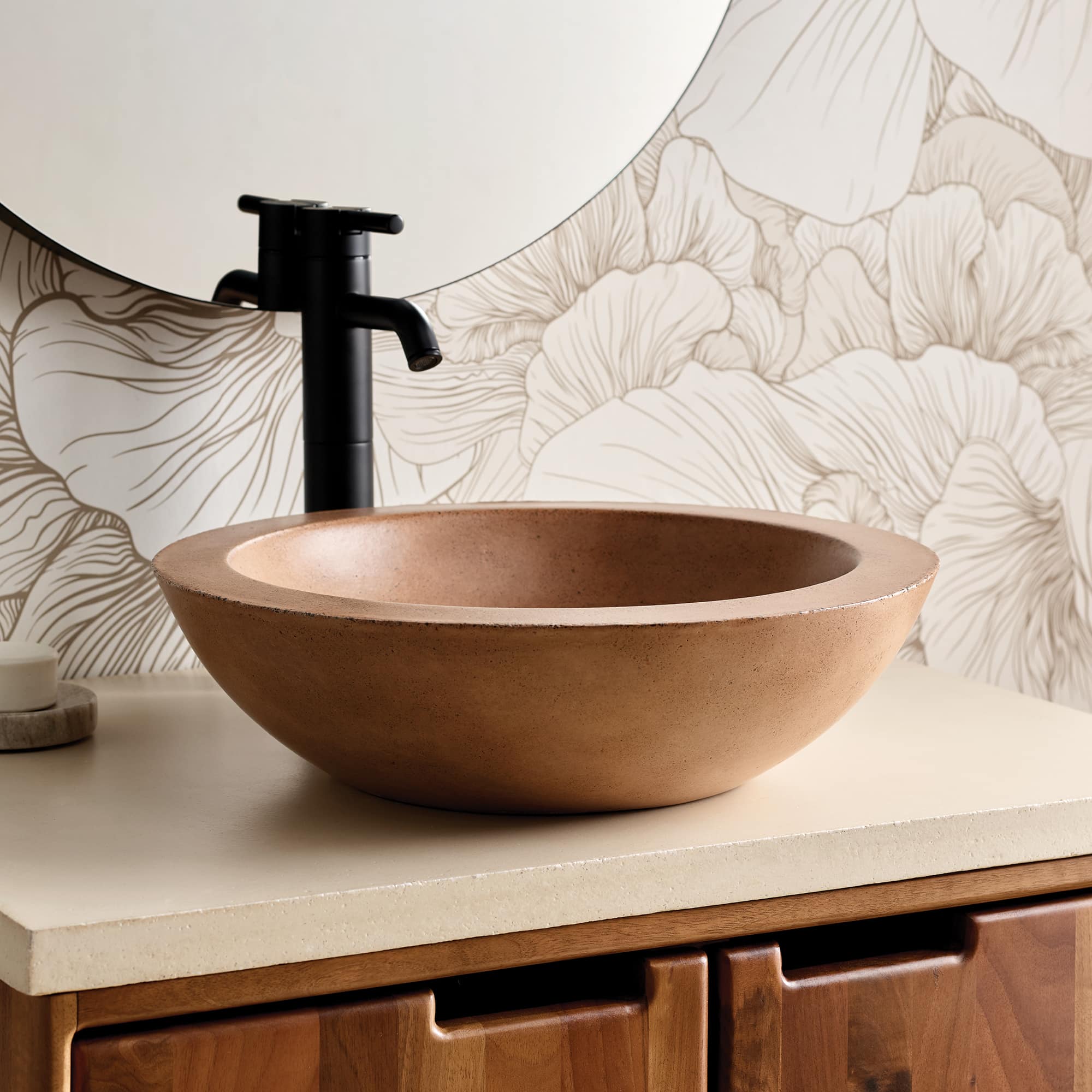 terracotta bathroom sink