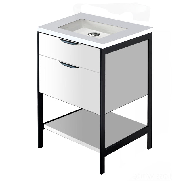 Lacava Navi 24" Free Standing Under-Counter Vanity