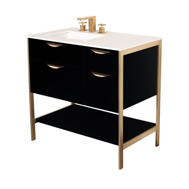 Lacava Navi 36" Free Standing Under-Counter Vanity - Left