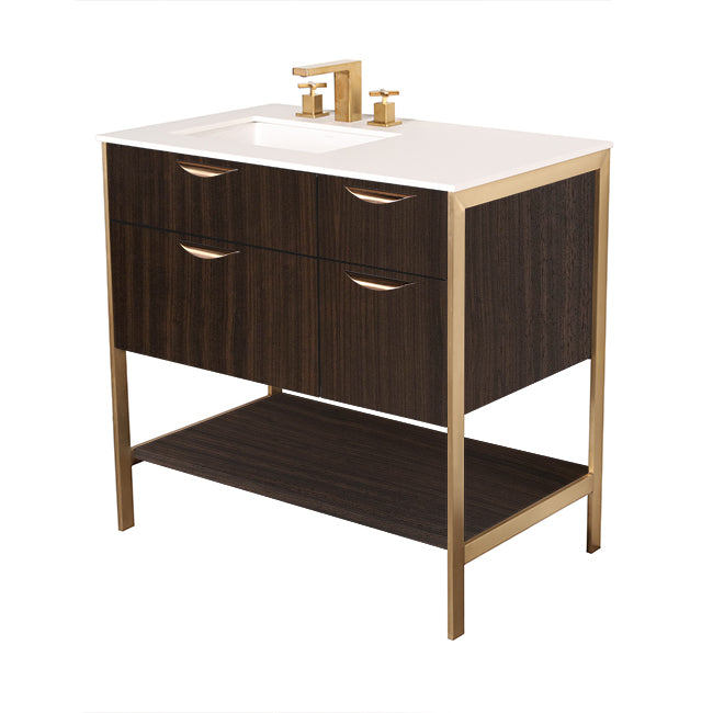 Lacava Navi 36" Free Standing Under-Counter Vanity - Left