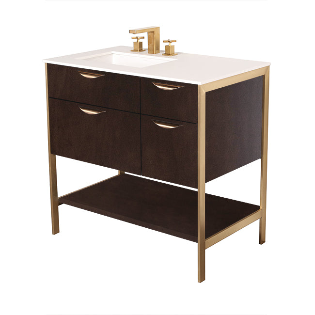 Lacava Navi 36" Free Standing Under-Counter Vanity - Left