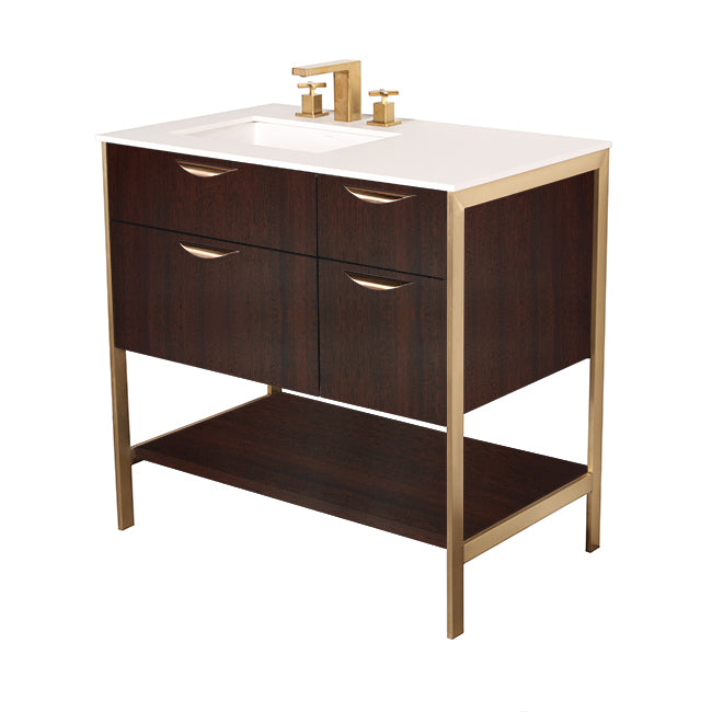 Lacava Navi 36" Free Standing Under-Counter Vanity - Left