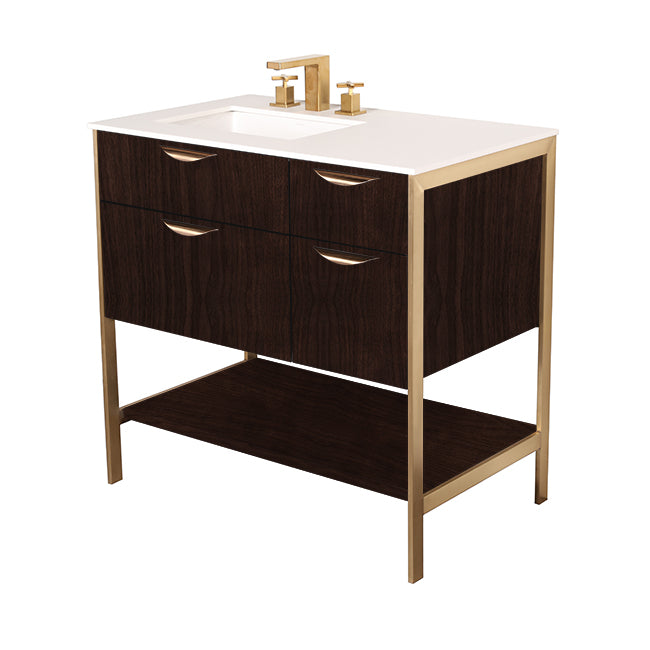 Lacava Navi 36" Free Standing Under-Counter Vanity - Left