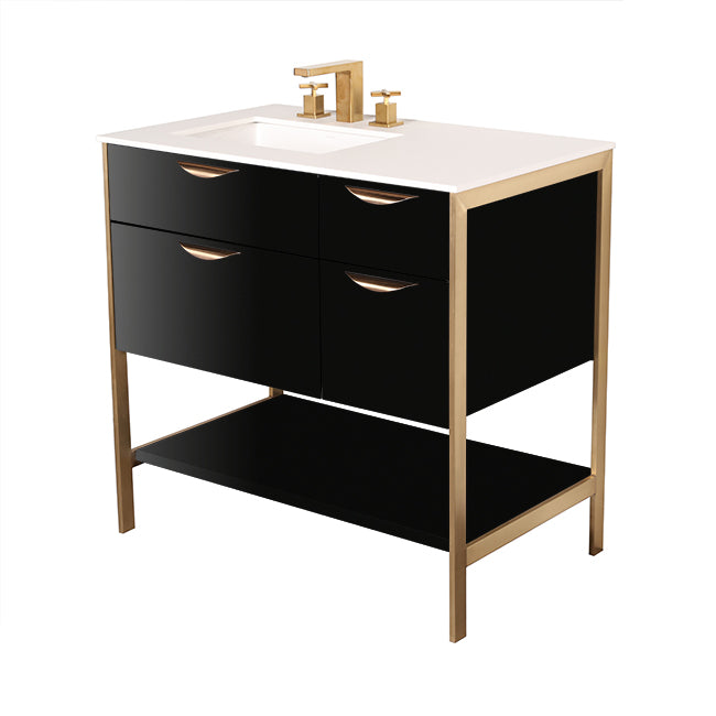 Lacava Navi 36" Free Standing Under-Counter Vanity - Left