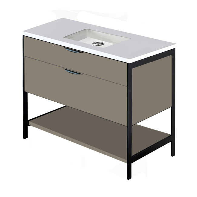 Lacava Navi 36" Free Standing Under-Counter Vanity