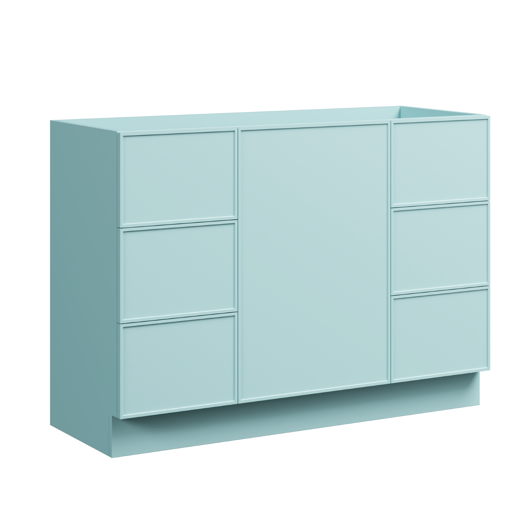 Timberline Natick 48" x 18" x 34.5" Floor Standing Vanity