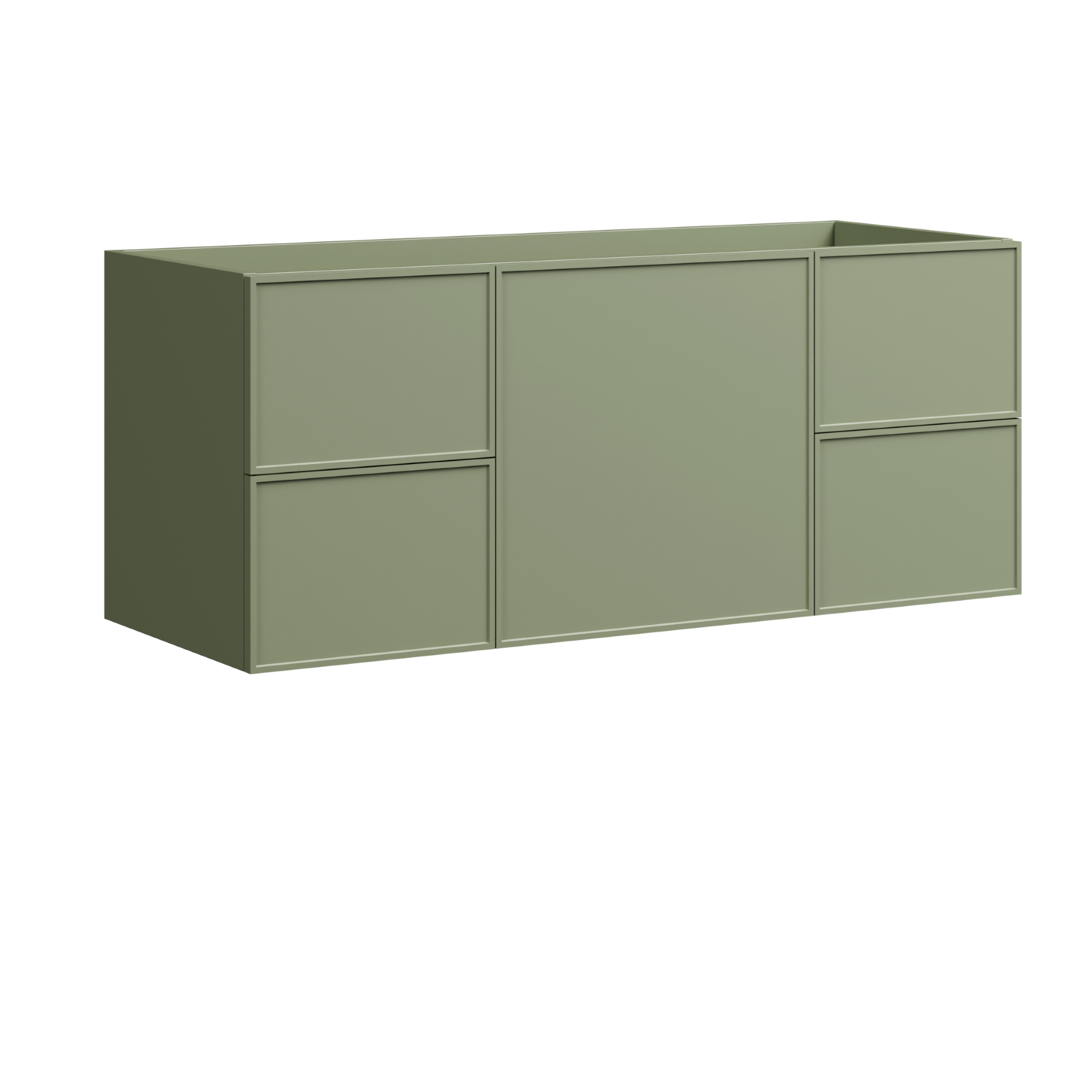 Timberline Natick 48" x 18" x 20" Wall Mounted Vanity