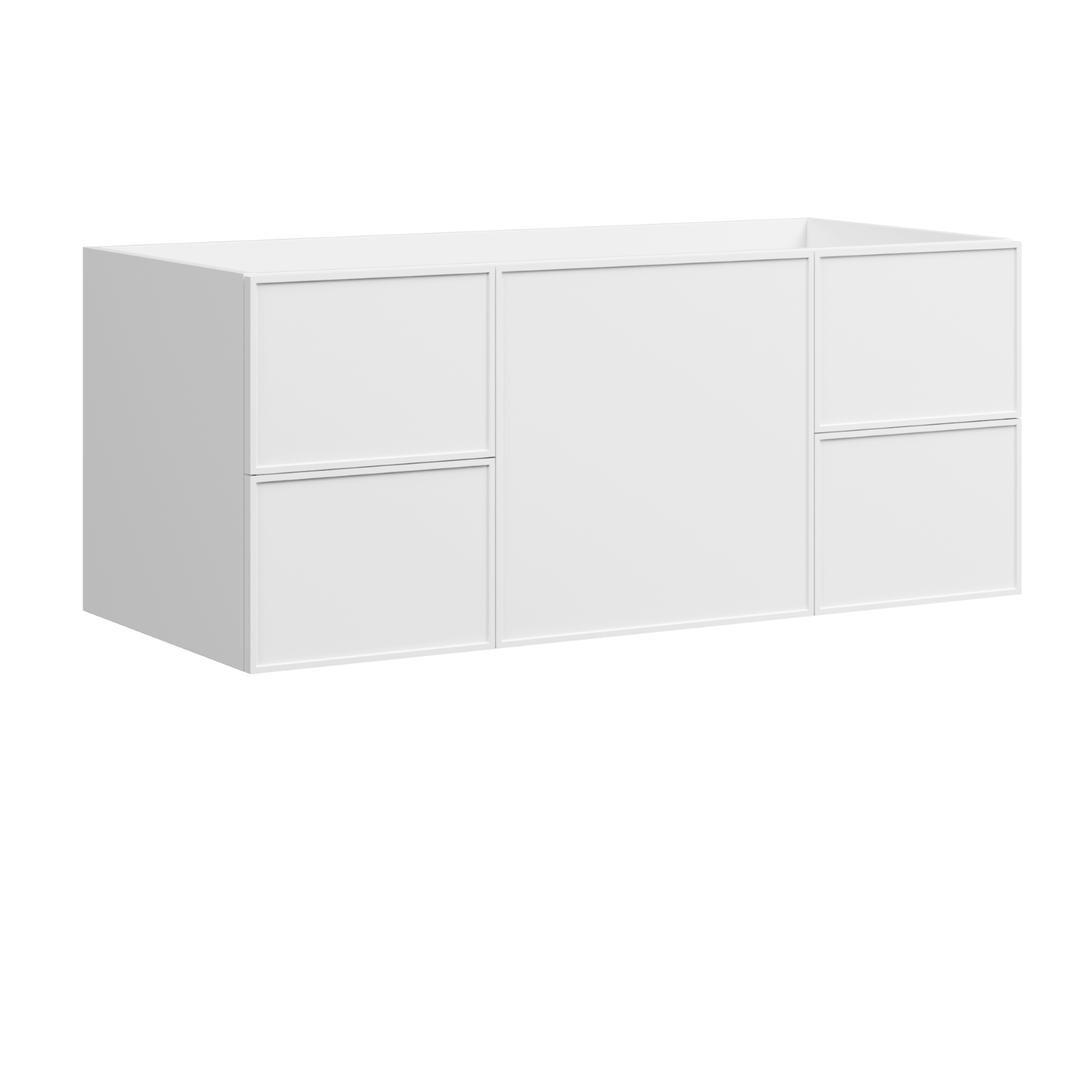 Timberline Natick 48" x 21" x 20" Wall Mounted Vanity