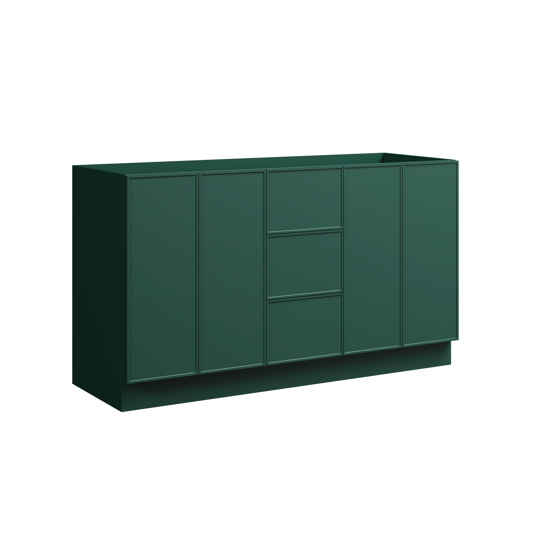 Timberline Natick 60" x 21" x 34.5" Floor Standing Double Vanity by Timberline