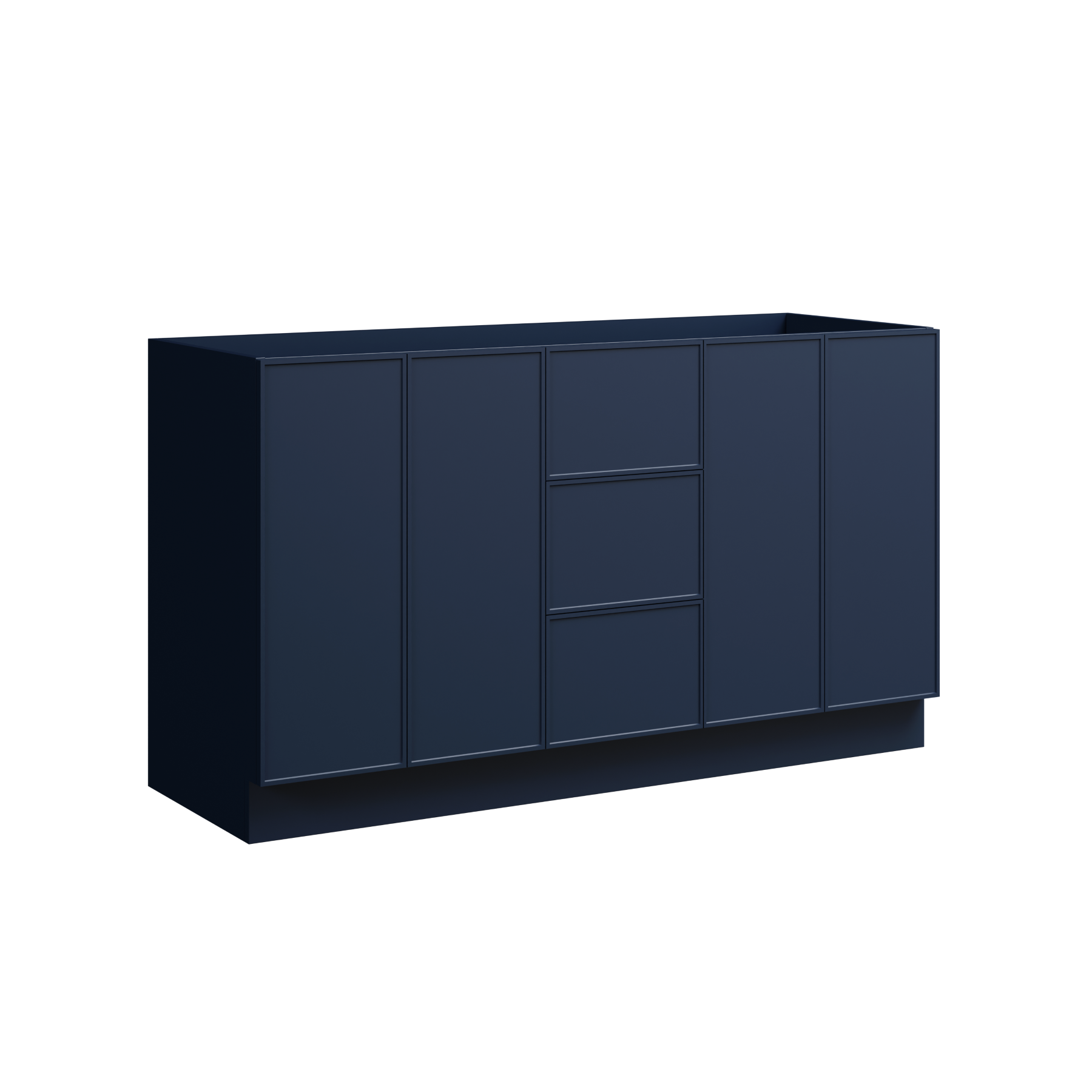 Timberline Natick 60" x 21" x 34.5" Floor Standing Double Vanity by Timberline
