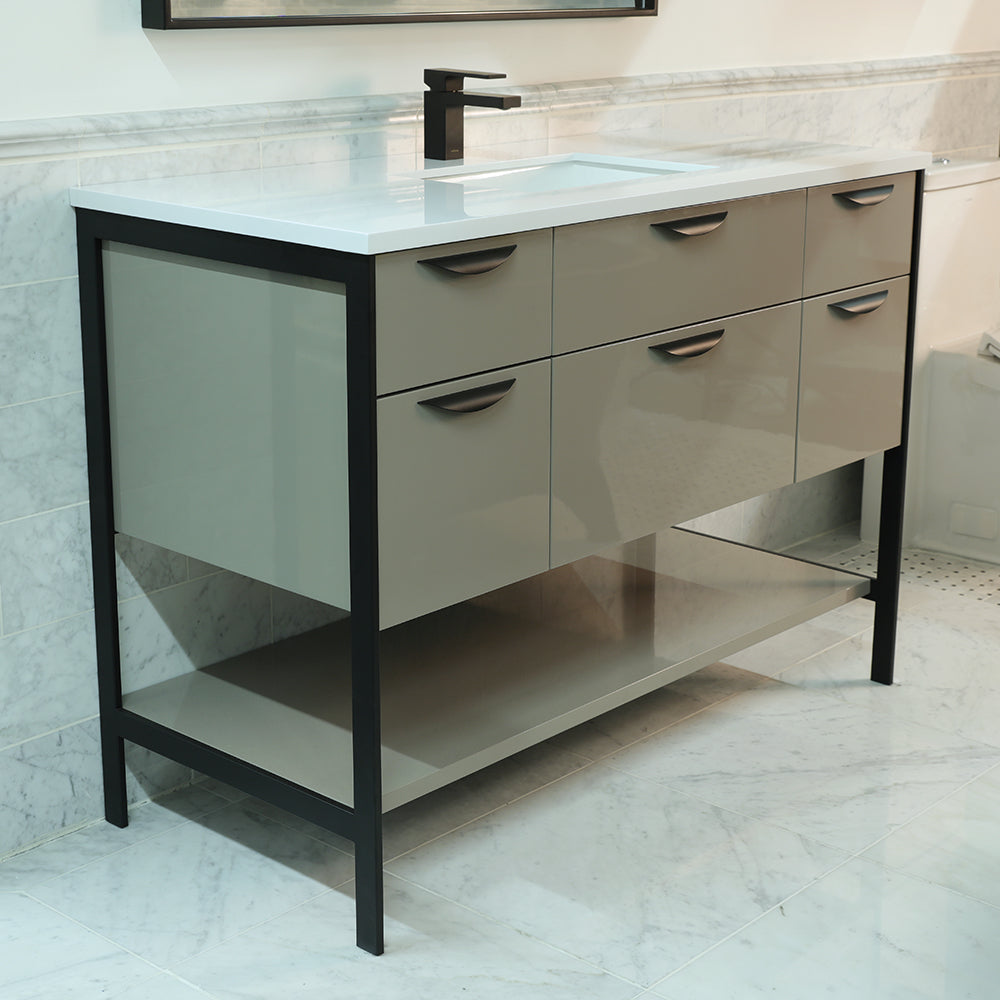 fluttini detailing front side vanity