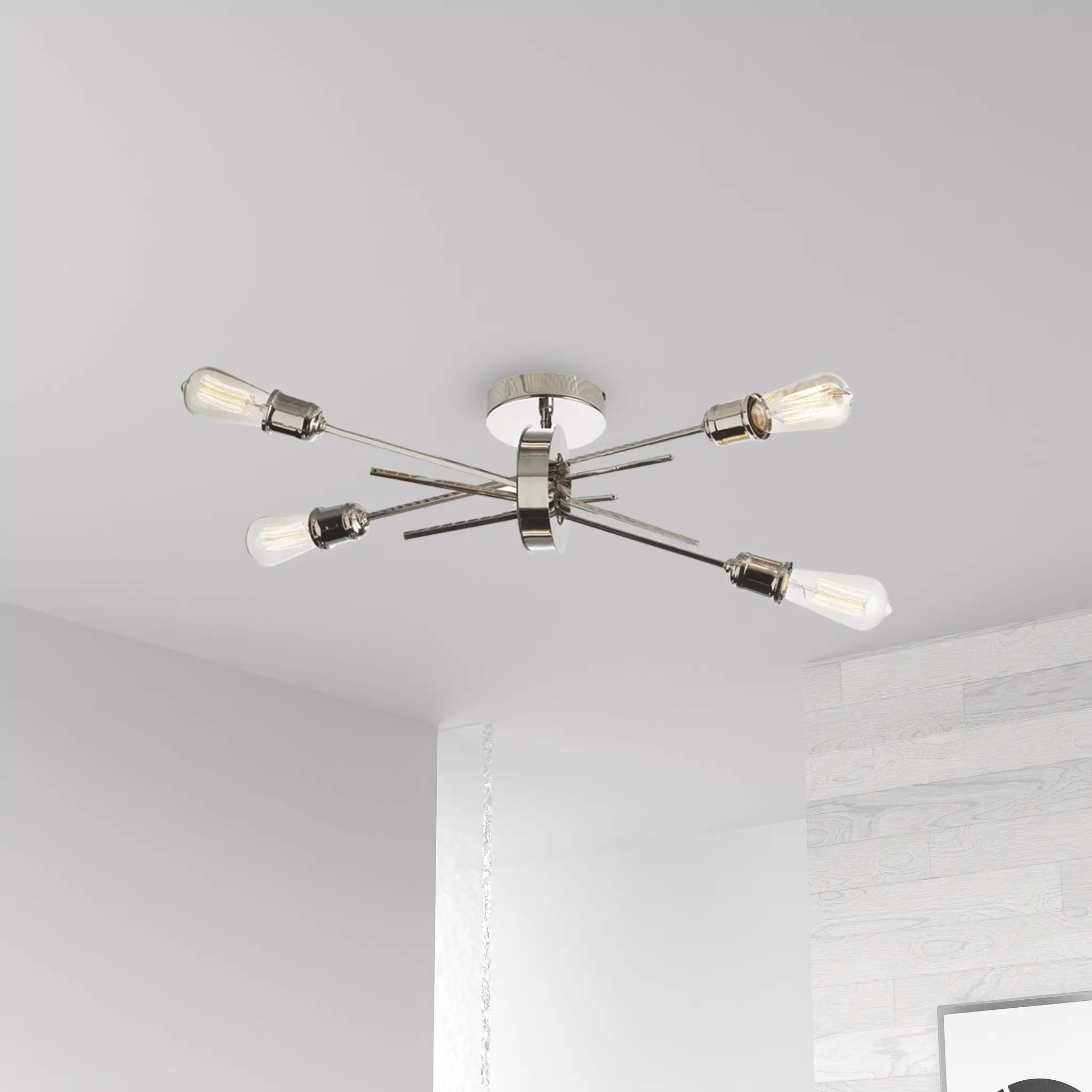burnished chrome wall mount