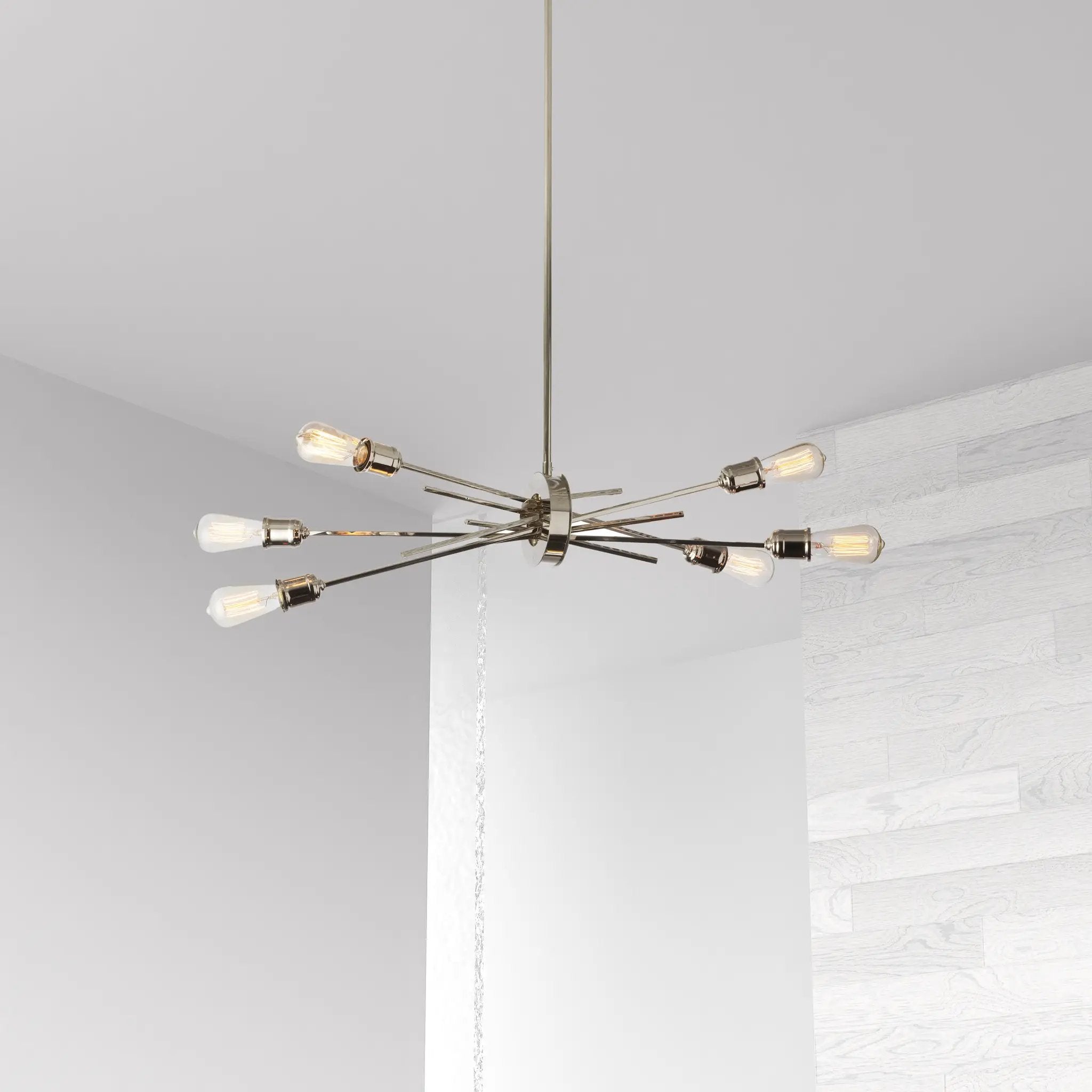 burnished chrome pendants
