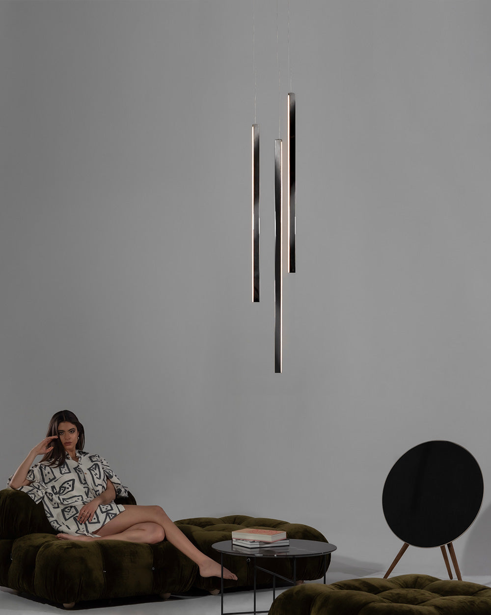 dark matt chandelier