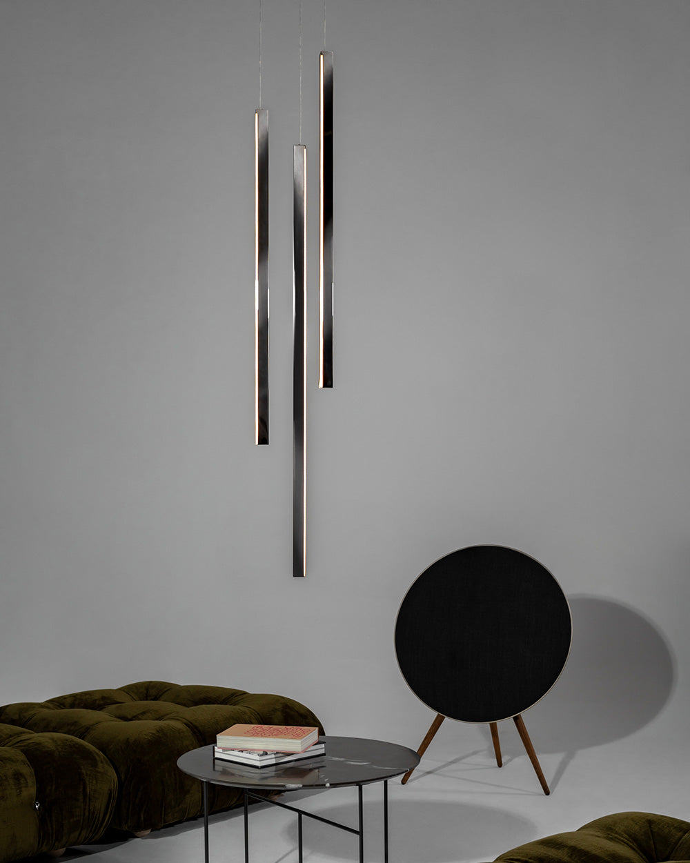 dark matt chandelier