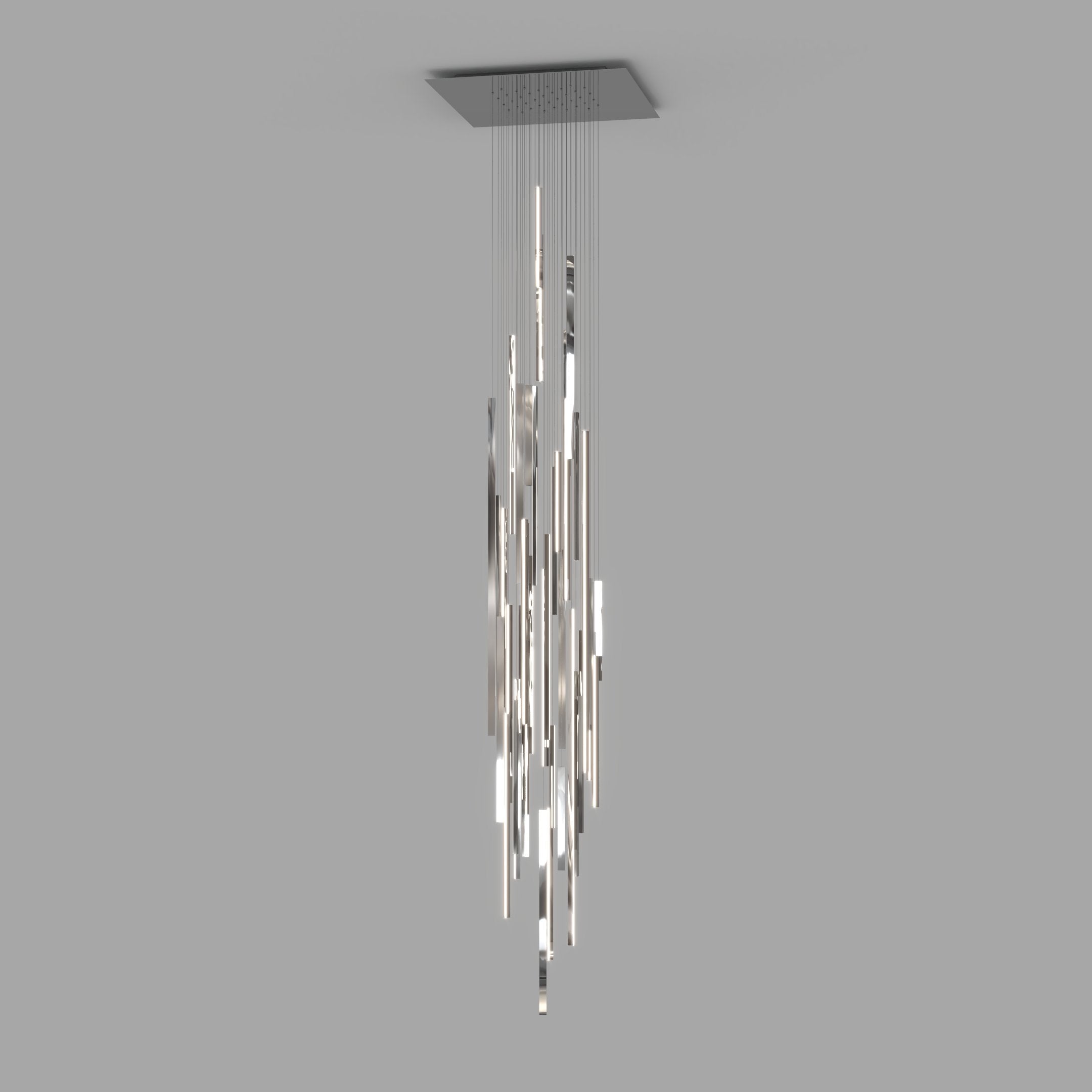 chrome chandelier
