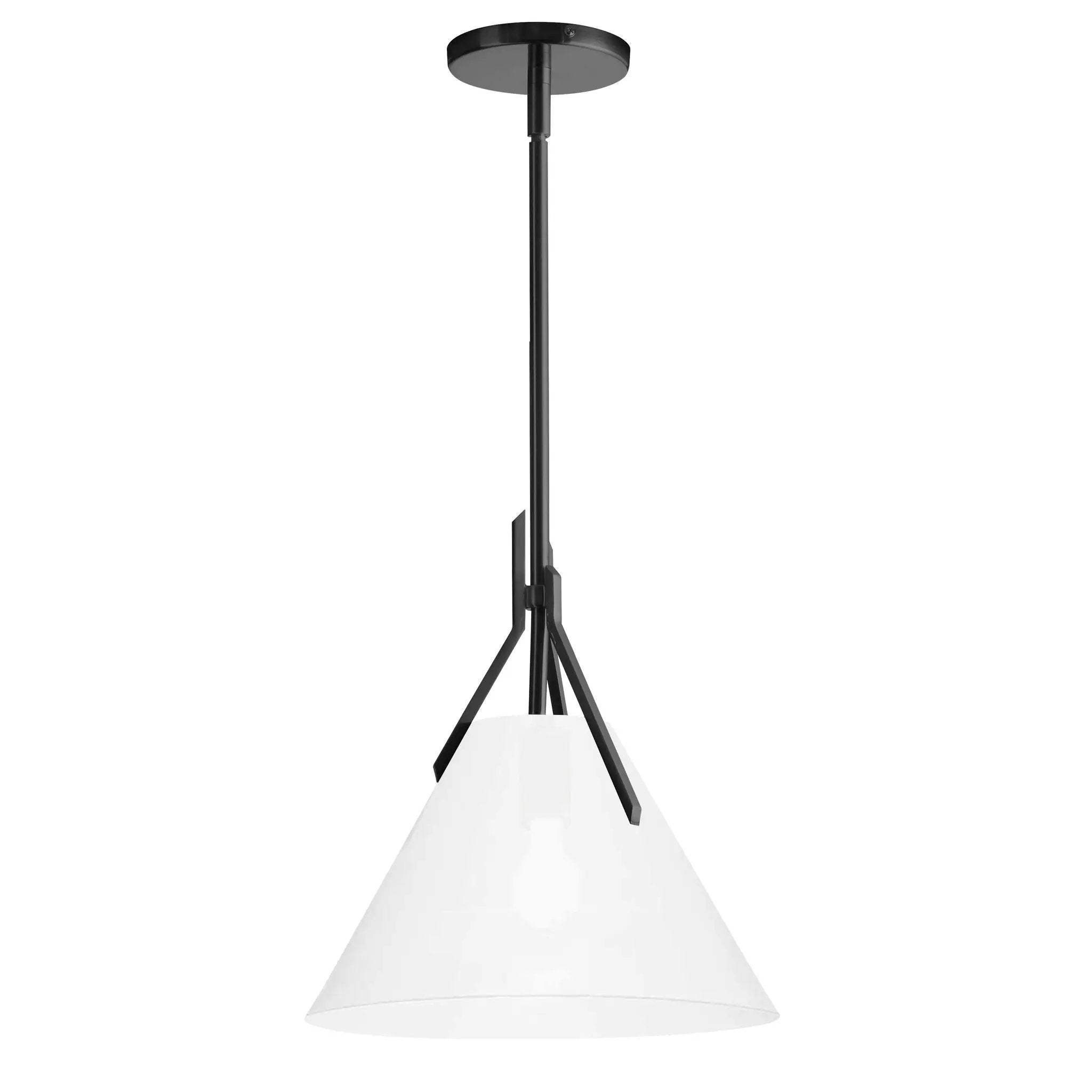 Dainolite 1 Light Incandescent Pendant with Opal Glass by Dainolite