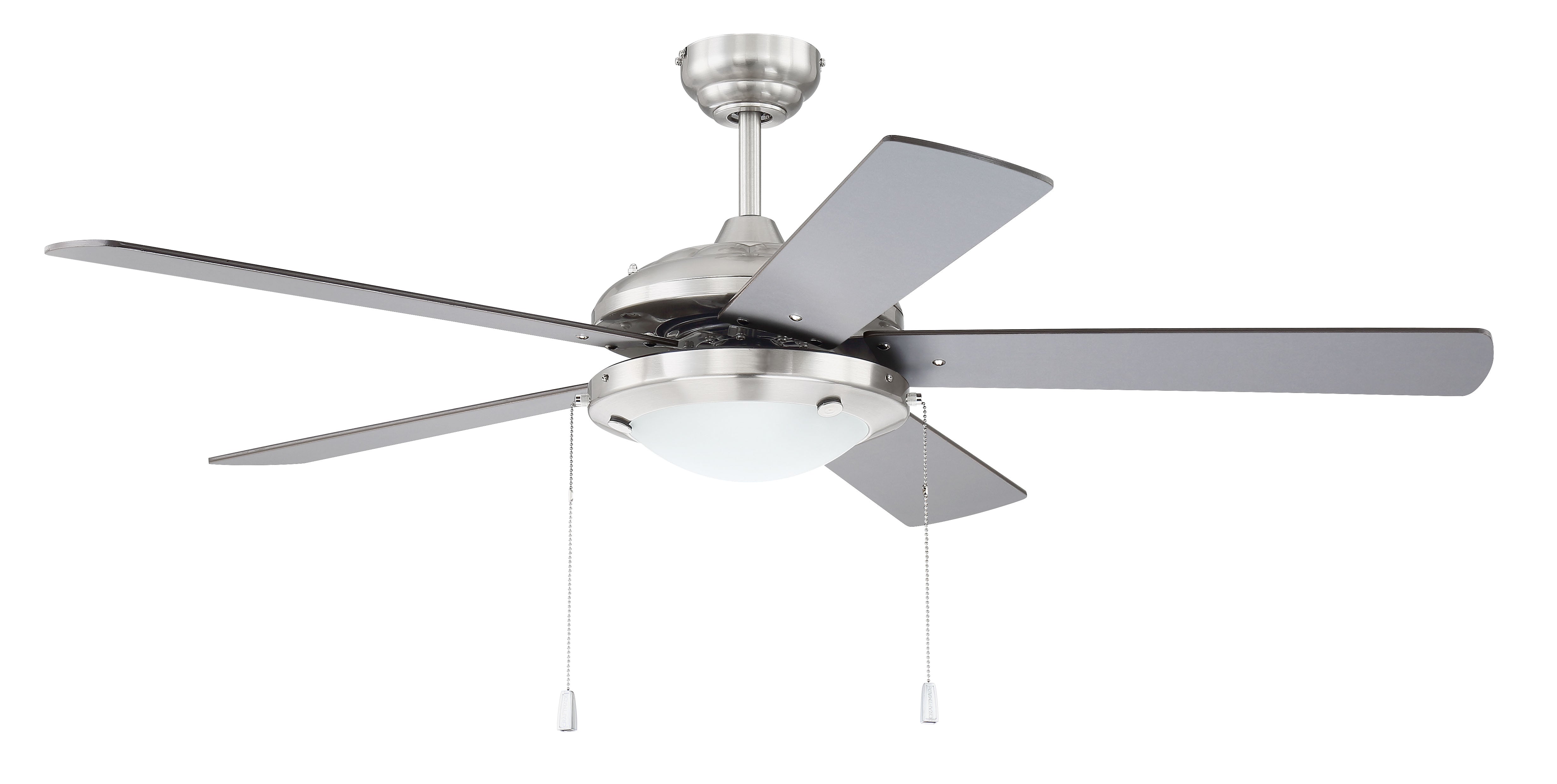 brushed polished nickel ceiling fans