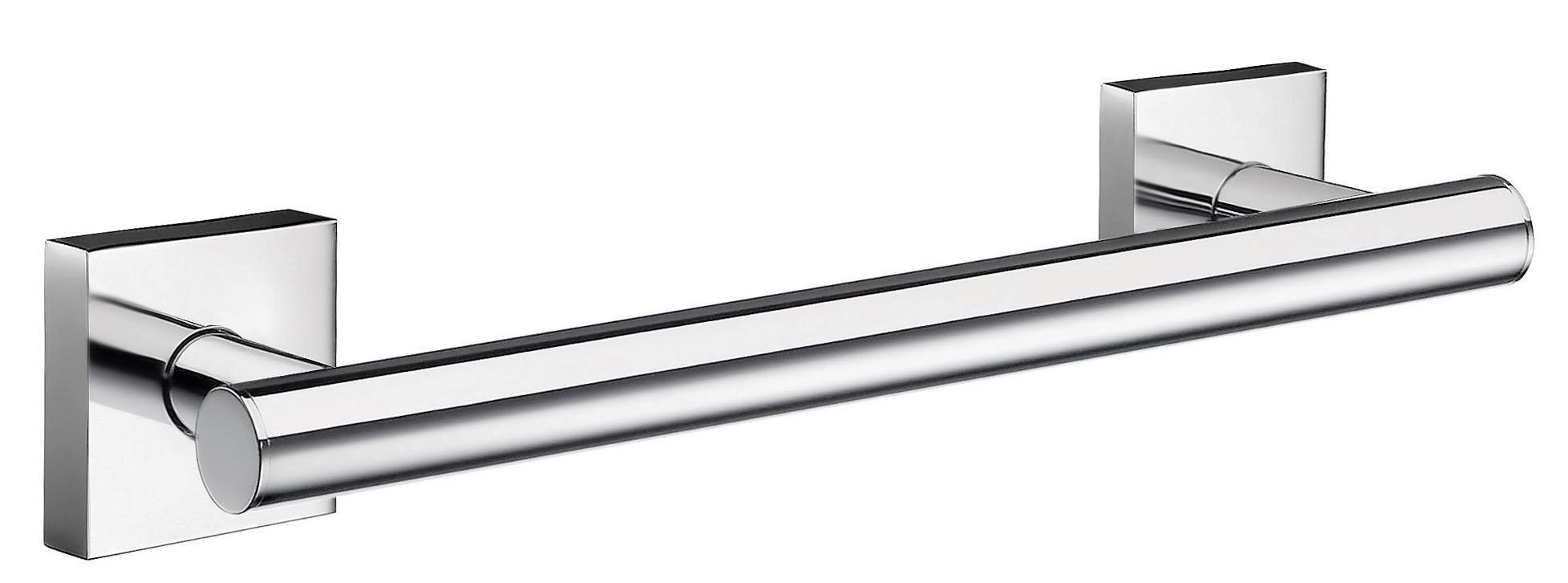 polished chrome grab bar