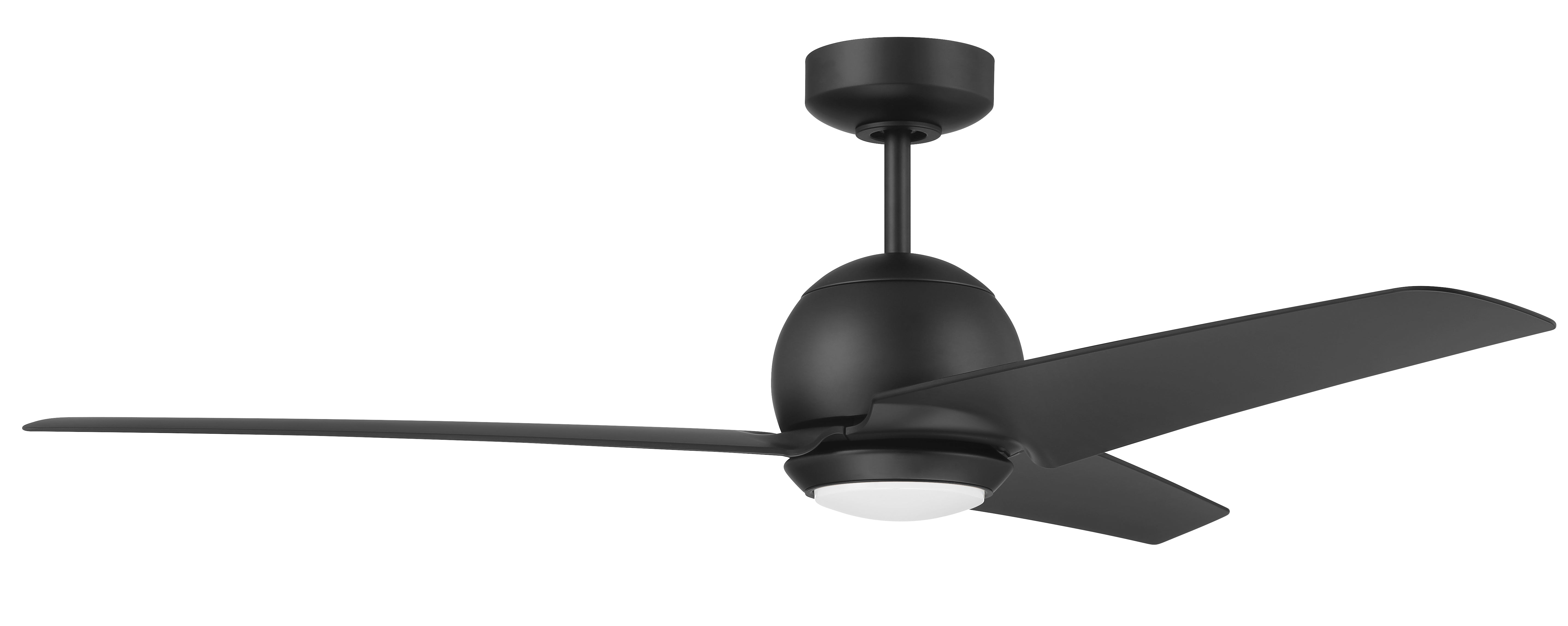 flat black ceiling fans