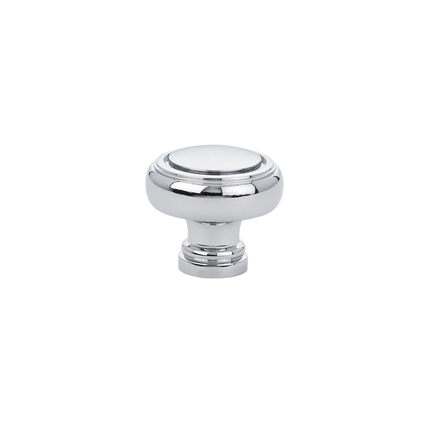 polished chrome cabinet knob