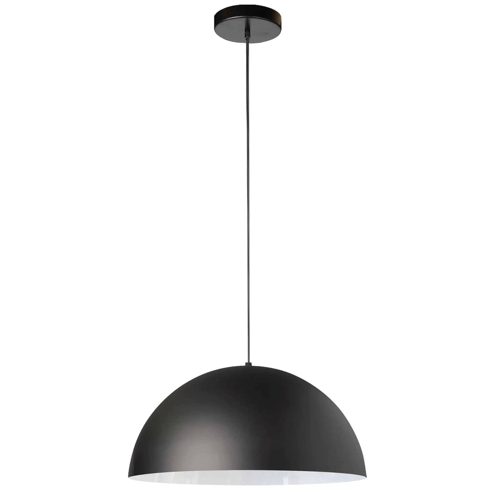 Dainolite 16" 1 Light Incandescent Small Dome Pendant by Dainolite
