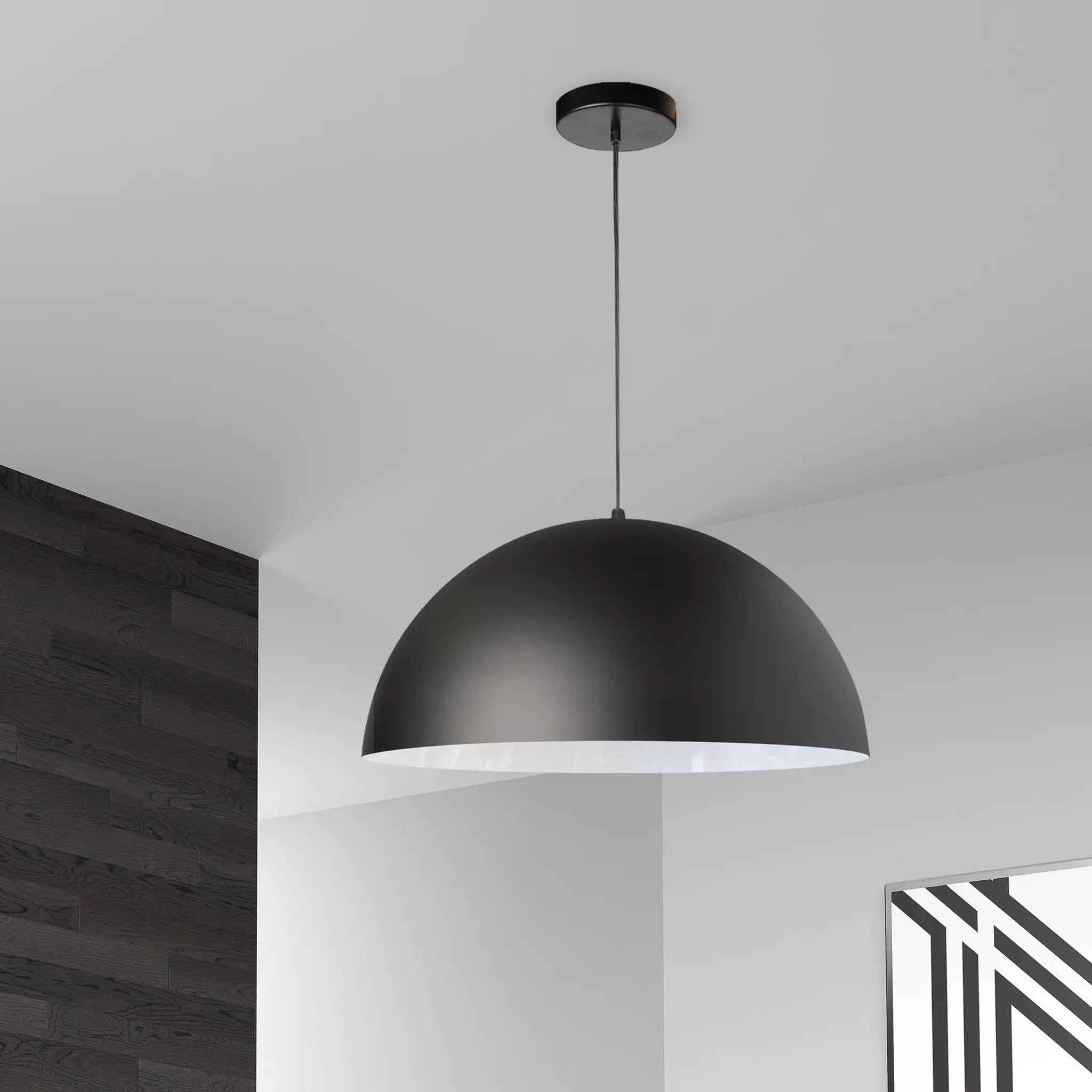 matte black pendants