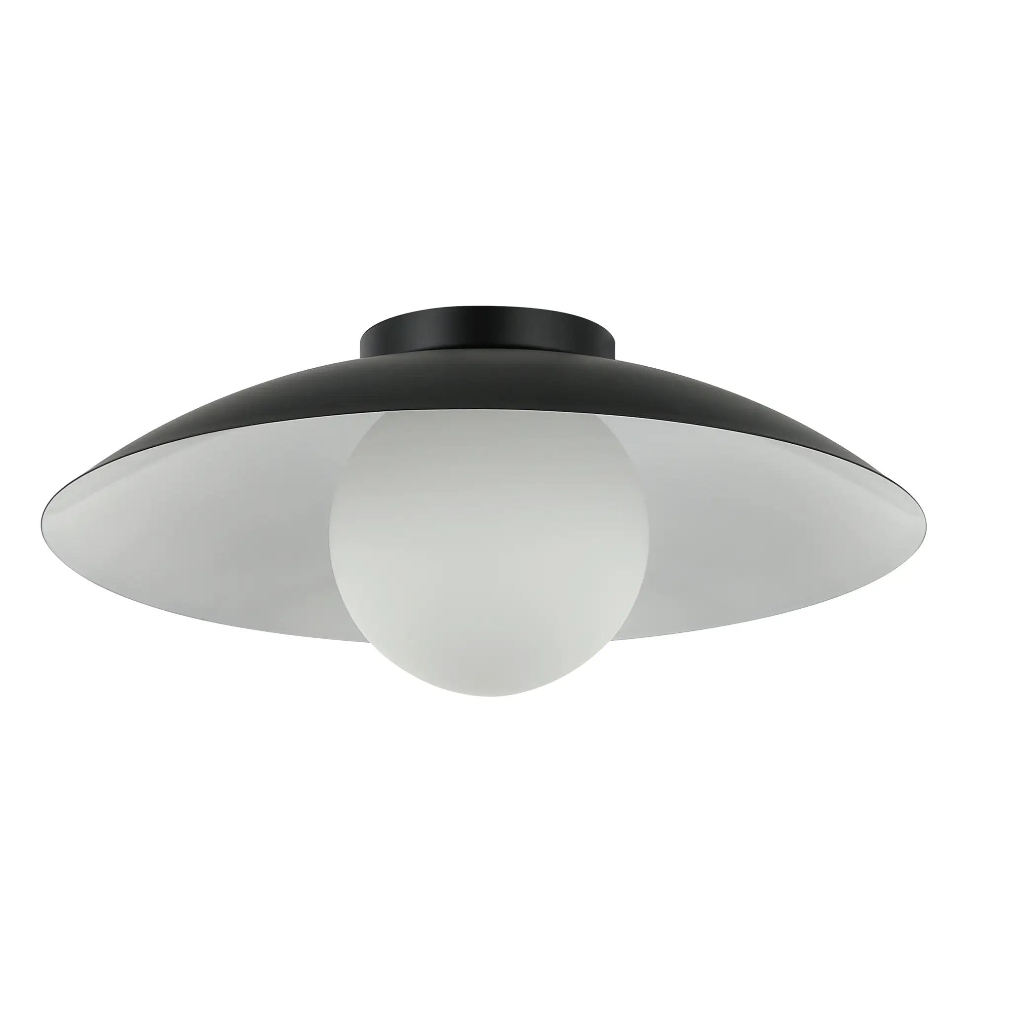 matte black flush mount