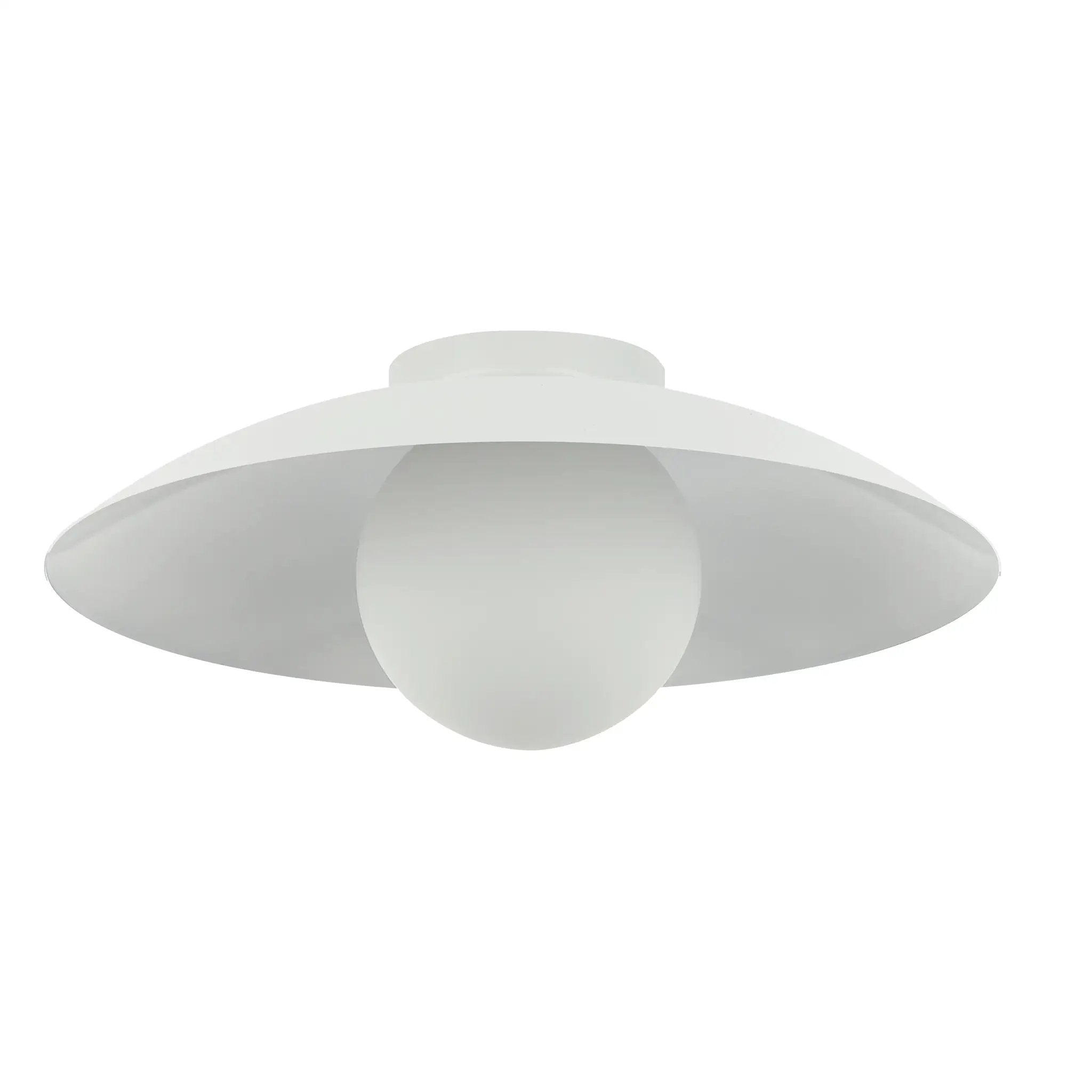Dainolite 1 Light Flush Mount with Opal Glass by Dainolite