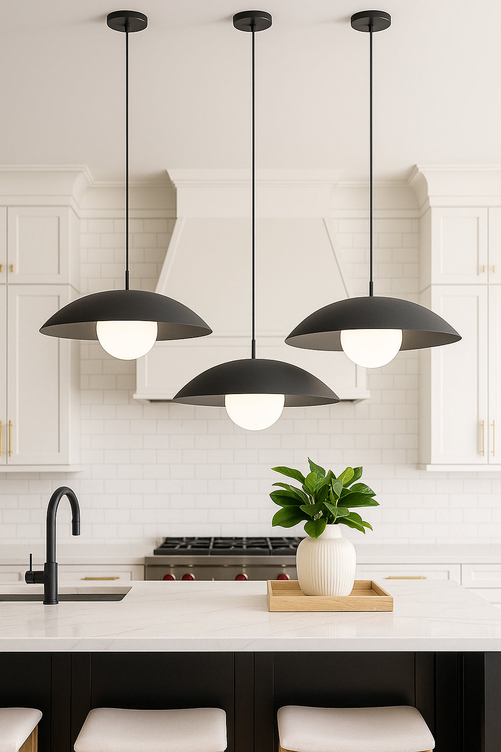matte black pendant light