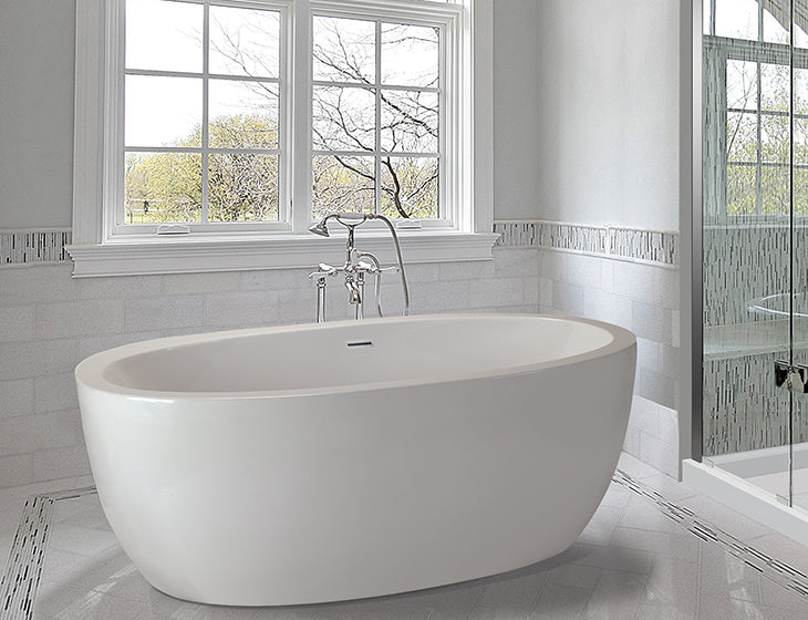 white bathtub