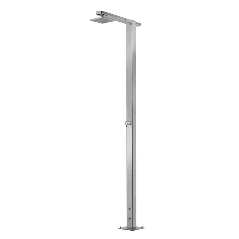 Outdoor Shower Company FTA-Q86T-C-ADA Square Free Standing Single ...