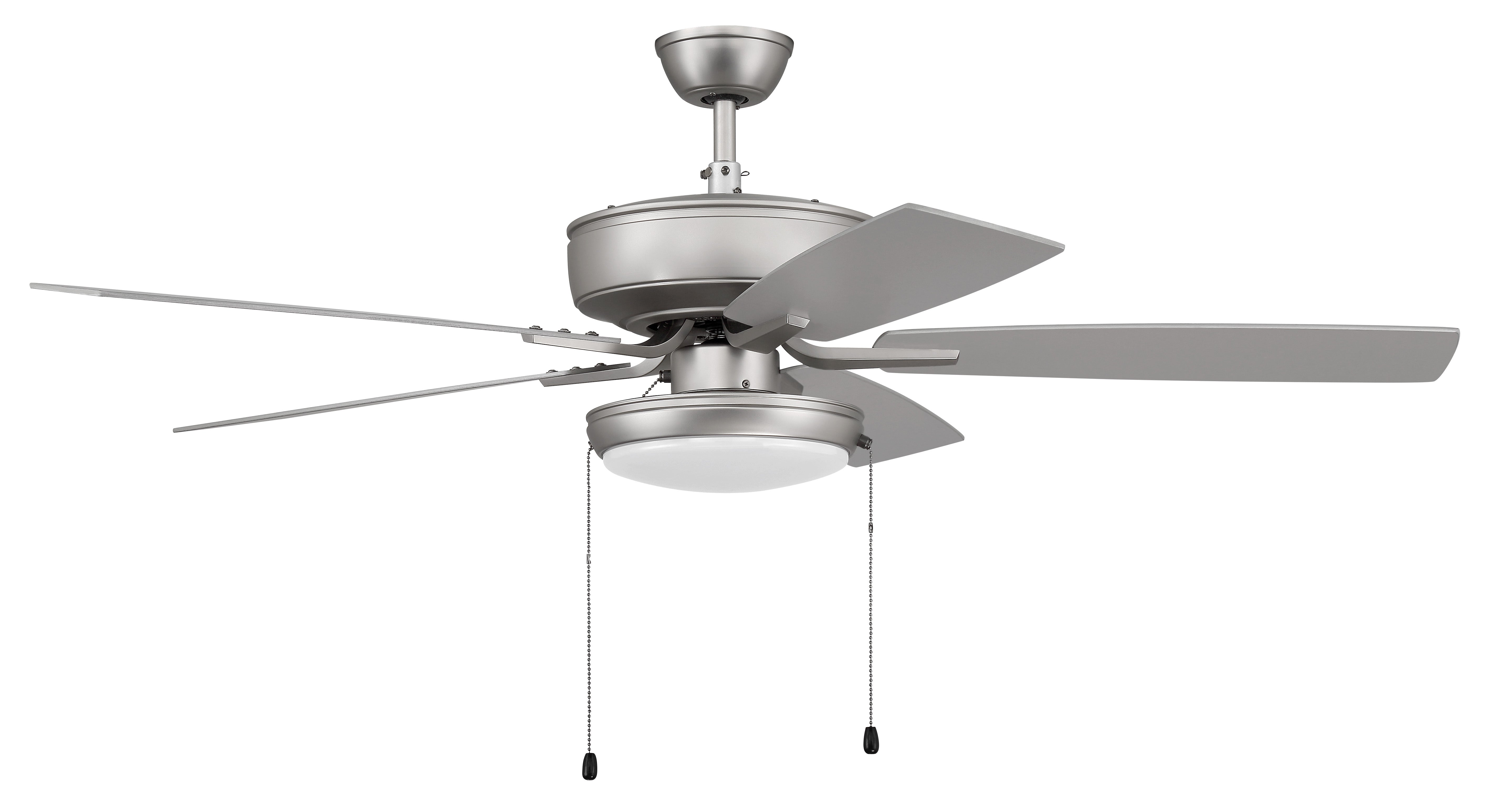 brushed nickel ceiling fans