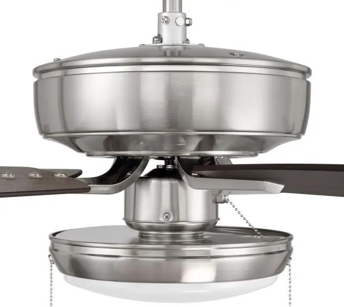 brushed polished nickel ceiling fans