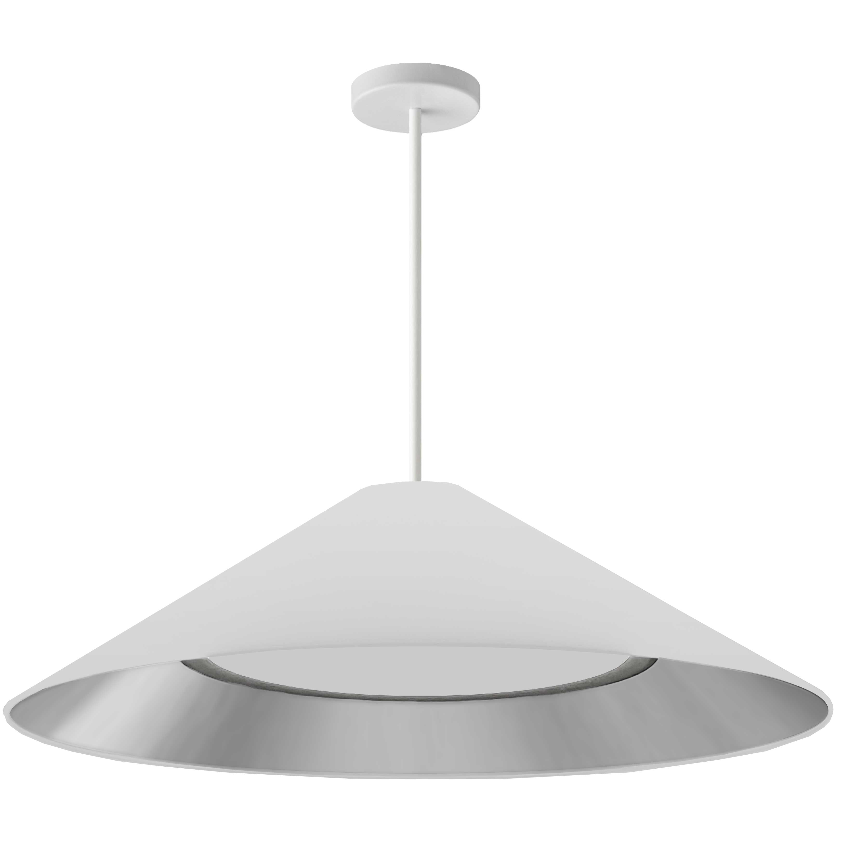 matte white pendant light
