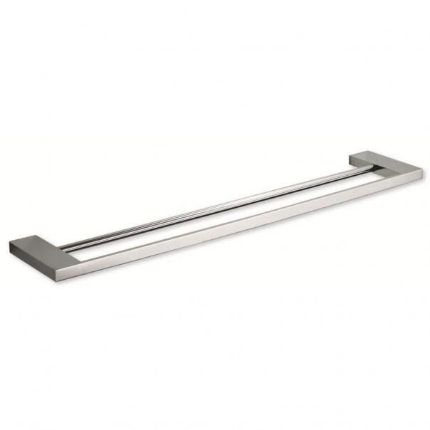 polished chrome towel bar