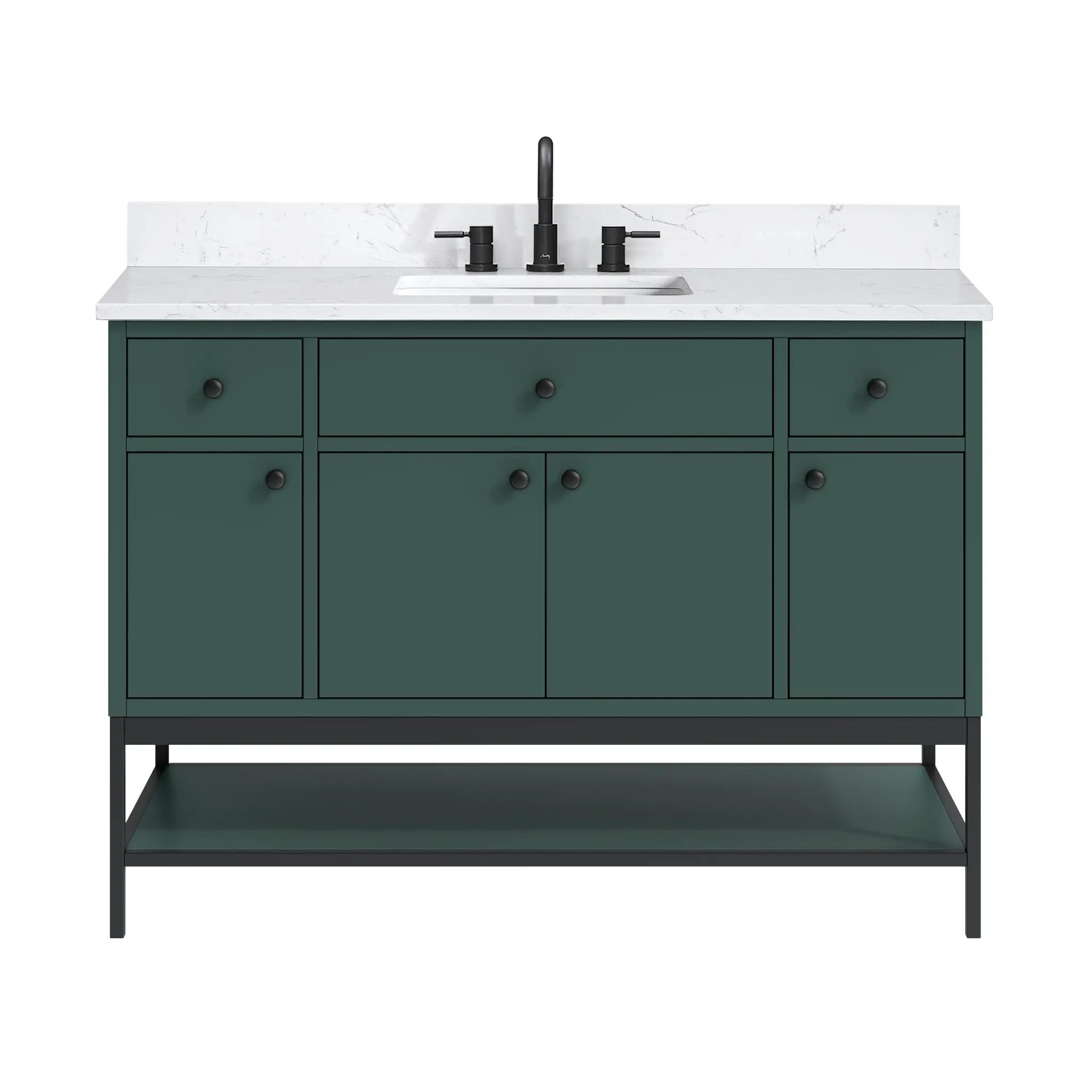 everglade green vanity set