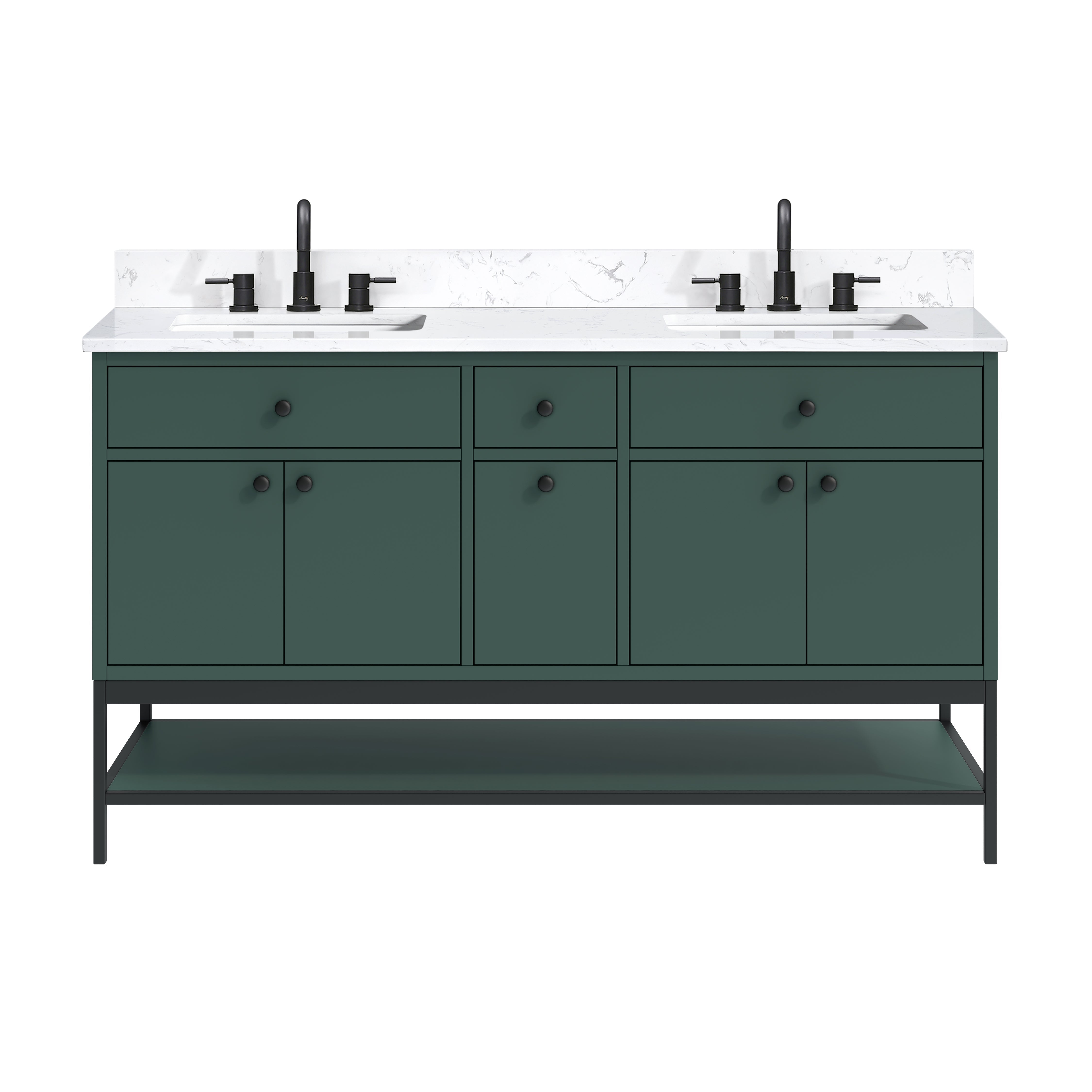 everglade green vanity set