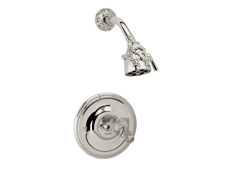 polished chrome shower set