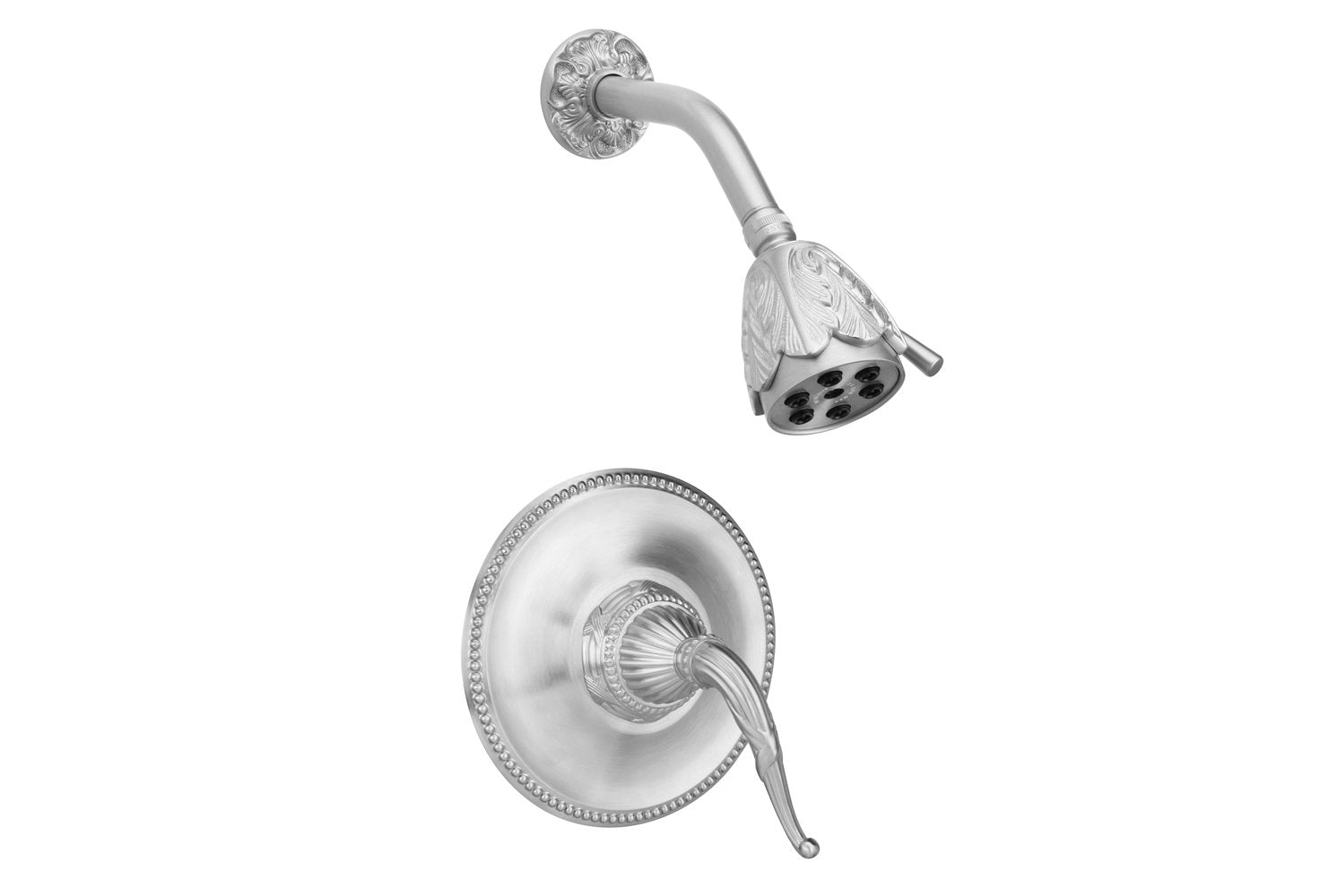 polished chrome shower set