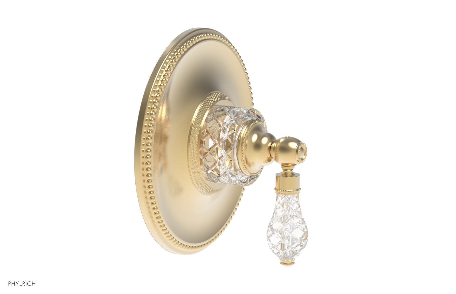 Phylrich REGENT CUT CRYSTAL 1/2" Thermostatic Valve with Volume Control or Diverter